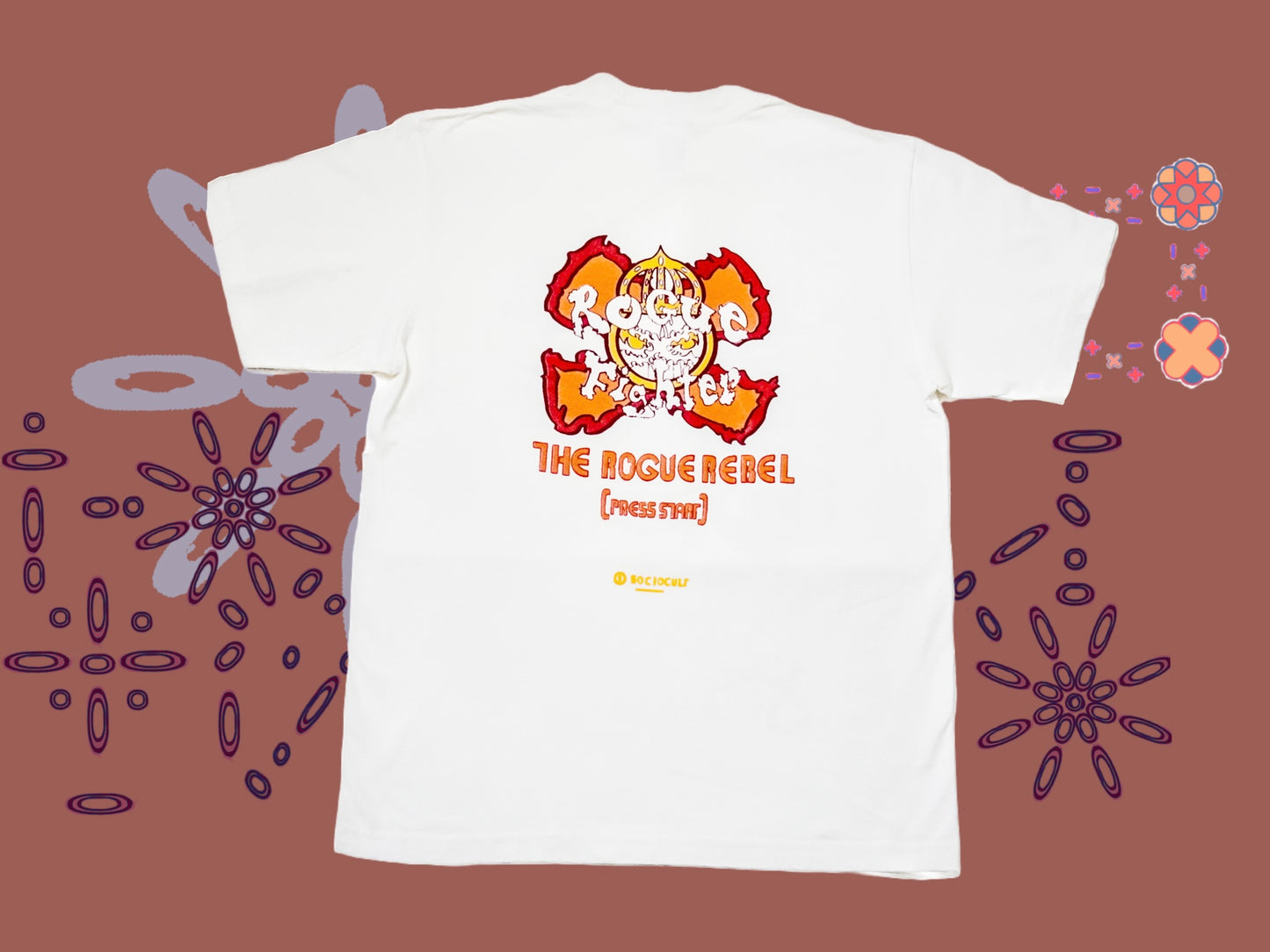 Rogue Fighter White Tee