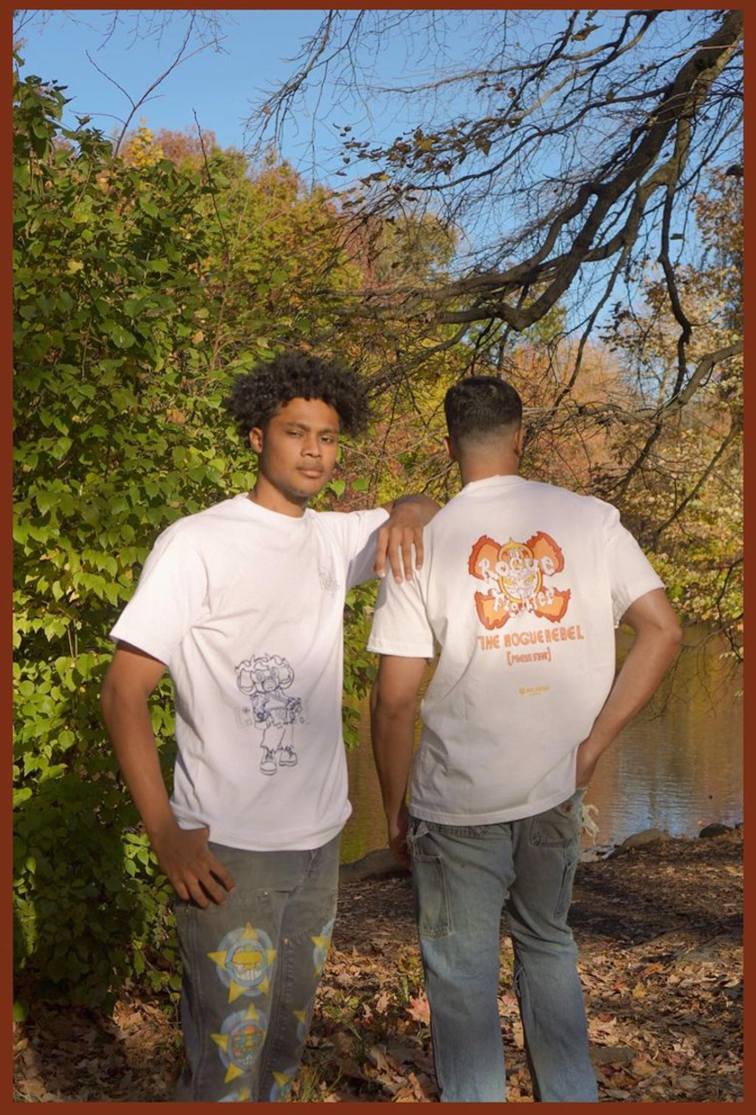 Rogue Fighter White Tee